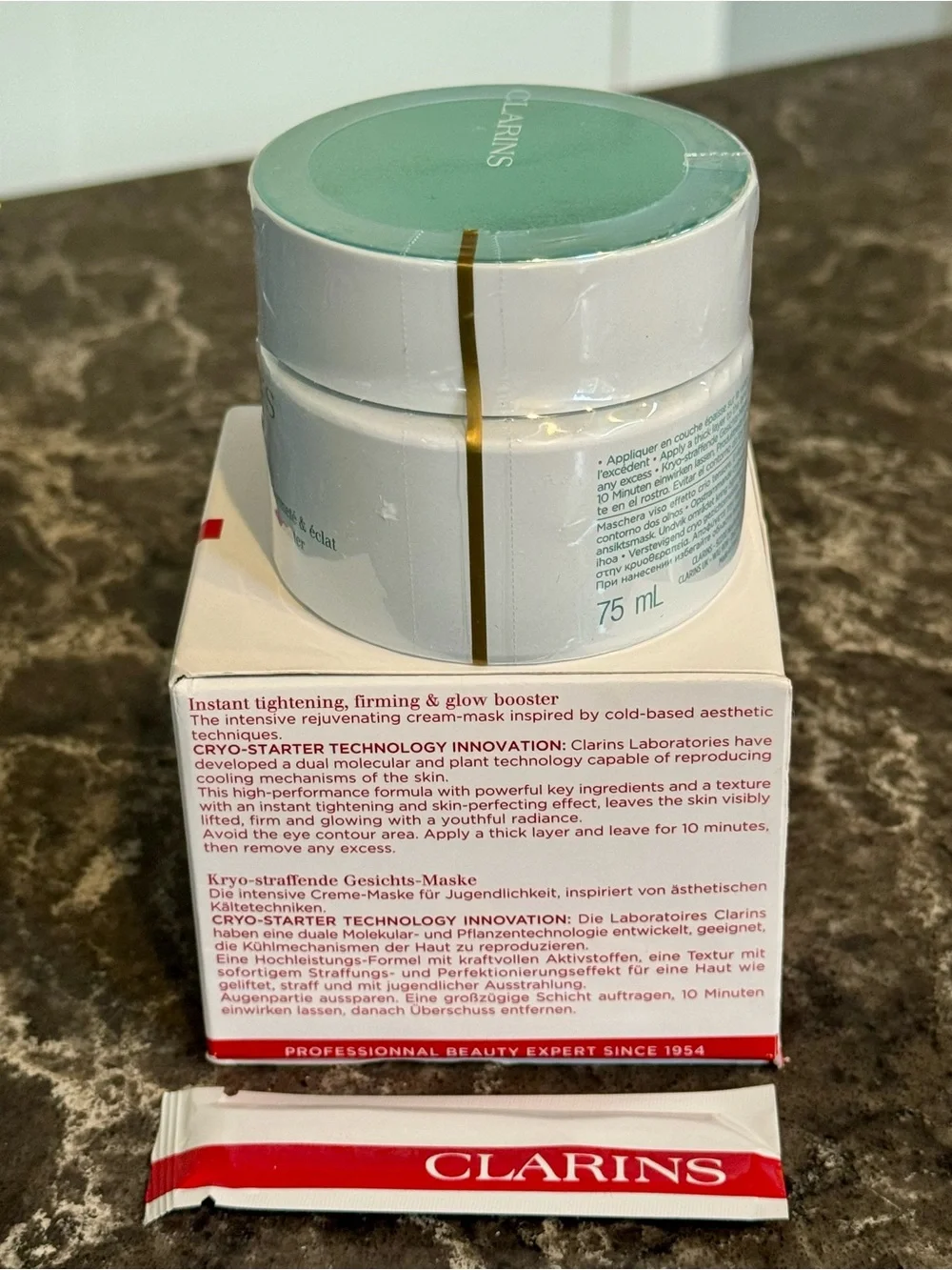 Clarins Cryo-Flash Cream Mask | NIB | Pore Refining & Firming